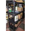Image 1 : BLACK PLASTIC SHELF