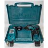 Image 1 : MAKITA DRILL & BATTERIES W/CARRYING CASE