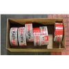 Image 1 : 6 ROLLS / 3M RED CONSTRUCTION TAPE