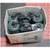 Image 1 : LOT OF 6 MINI GREEN PROPANE TANKS (FULL)