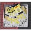 Image 1 : 9 PAIRS GENERAL PURPOSE LEATHER WORK GLOVES 3