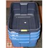 Image 1 : 5 RUBBERMAID BINS NO LIDS