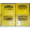 Image 1 : LOT OF 4 STORAGE CRATES