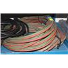 Image 1 : LOT OF 2 LENGTHS OXY ACETYLENE HOSE 50FT LENGTH