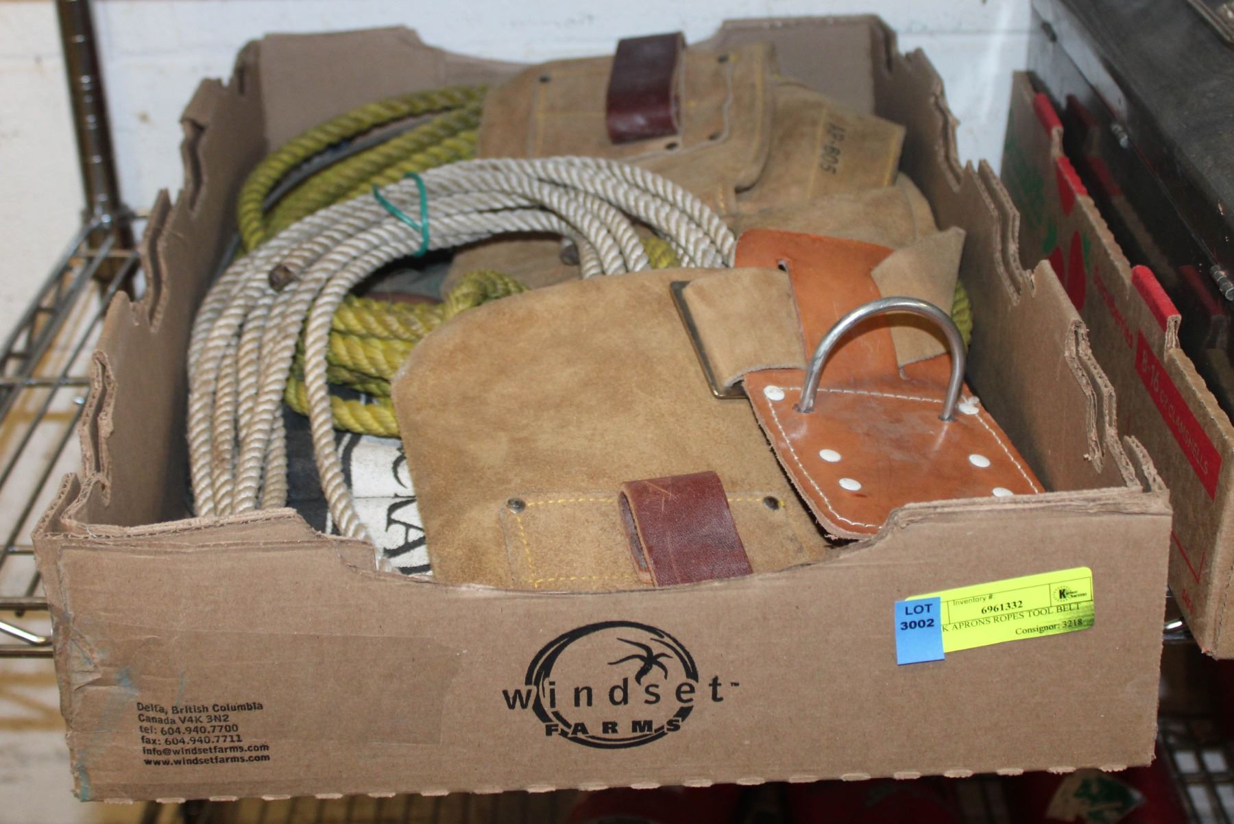 WORK APRONS ROPES TOOL BELT