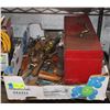 Image 1 : TRAY OF TOOLS - TOOL BOX SAWS