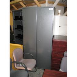 Charcoal 6 Ft Storage Cabinet