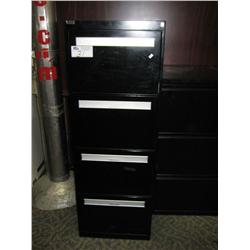 Black 4 Drawer Vertical (legal) File Cabinet