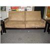 Image 1 : Mahogany Mocha Cream 3 Piece Sofa Set