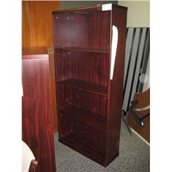 Mahogany 6 Ft Bookcase