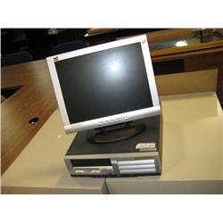 Compaq Desktop P4  W/15" Lcd Flat Panel Monitor