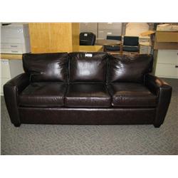 3 Piece Dark Chestnut Sofa Set