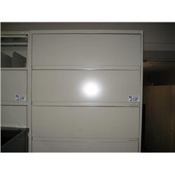 Cream 7 Drawer Lateral File Cabinet