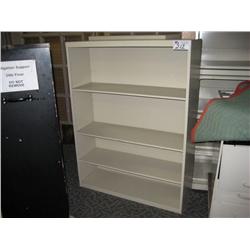 2 Cream 4 Ft Bookcase's