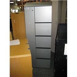 Metalic Grey 5 Ft Multi-drawer Storage