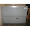Image 1 : Grey 2 Drawer Lateral File Cabinet