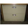 Image 1 : Cream 2 Drawer Lateral File Cabinet