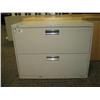 Image 1 : Grey 2 Drawer Lateral File Cabinet