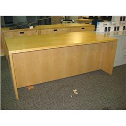 Maple Double Pedestal Executive Desk