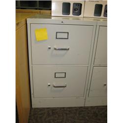 Grey  2 Drawer Vertical (legal) File Cabinet