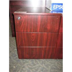 Mahogany Rolling Pedestal