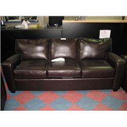 3 Piece Dark Chestnut Sofa Set