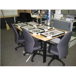 Maple Top Rolling Table