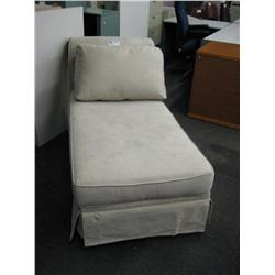 Cream  Poly Plush  Lounge Chair
