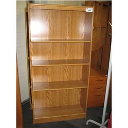 Oak 6 Ft Bookcase