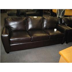 3  Piece Dark Chestnut Sofa Set