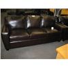 Image 1 : 3  Piece Dark Chestnut Sofa Set