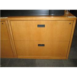 Cherry 2 Drawer Latertal File Cabinet