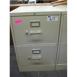 Cream  2 Drawer Vertical (legal) File Cabinet