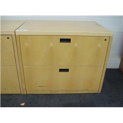 Maple 2 Drawer Lateral File Cabinet