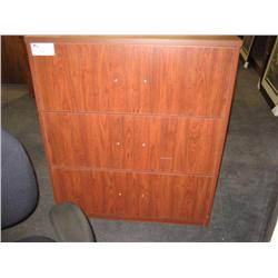 Cherry 3 Drawer Lateral File Cabinet