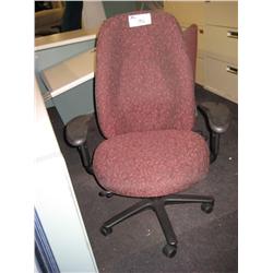 Burgandy Ergo Mid Back Multi -lever Task Chair