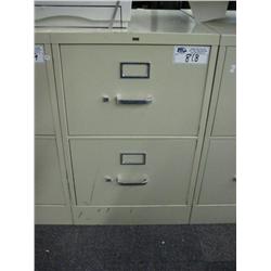 Cream 2 Drawer Vertical (legal) File Cabinet
