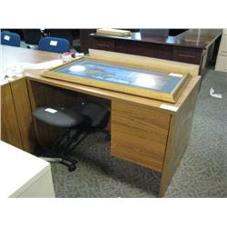 Oak Sales Desk