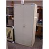 Image 1 : Cream Metal Storage Cabinet