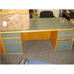 Double Pedestal Desk