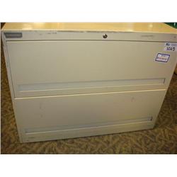 Cream  2 Drawer Lateral File Cabinets