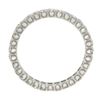 Image 8 : Antique Platinum 0.80 ctw Pave Old Cut Diamond Eternity Stack Wedding Band Ring