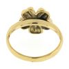 Image 6 : 18k Multi Tone Gold Detailed Polished Finish Multicolor Buttercup Flower Ring