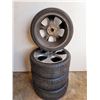 Image 3 : 225/40ZR18 92Y Tires w/ Volkswagen Rims
