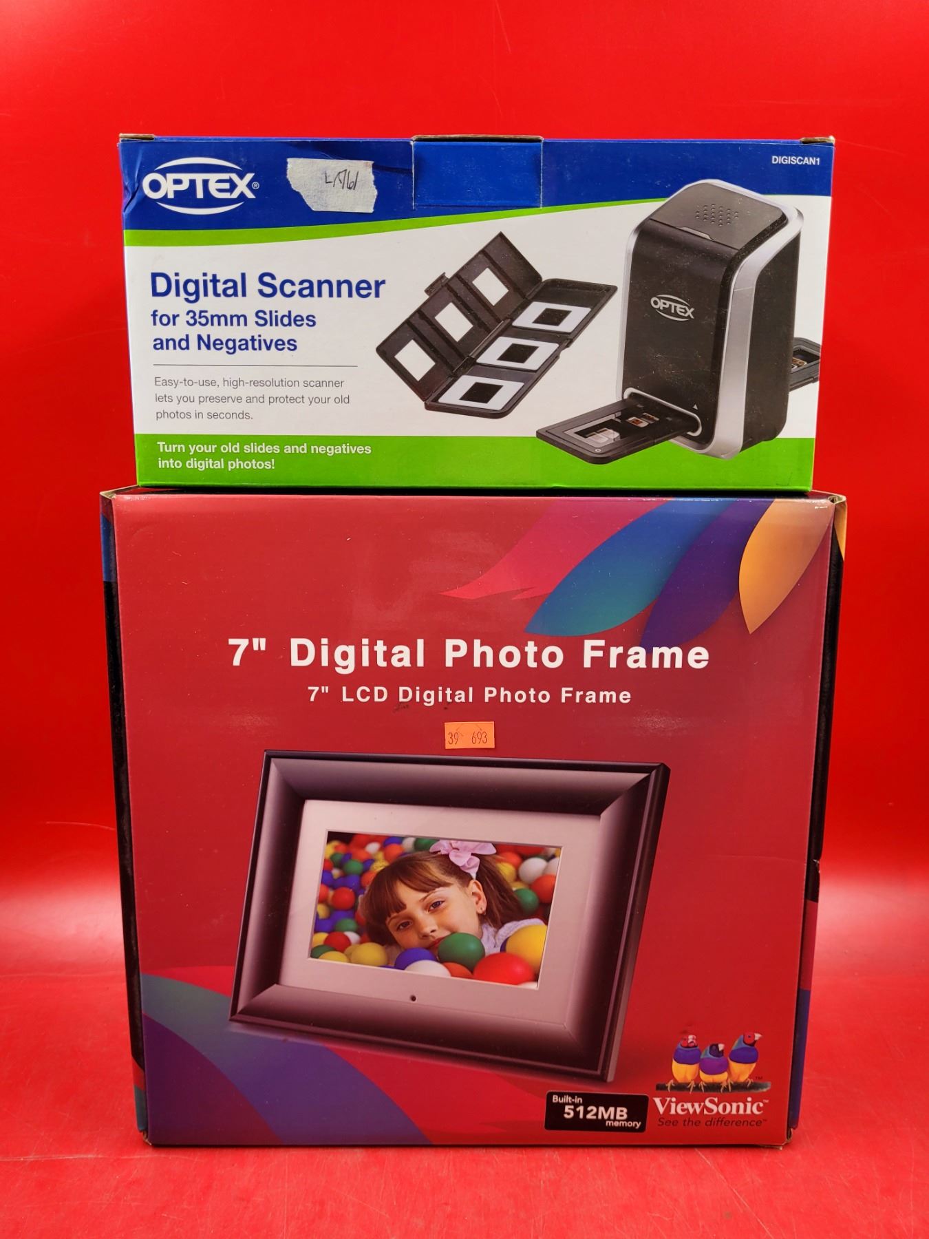 Optex Digital Scanner for 35 mm Slides/Negatives & ViewSonic 7