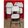 Image 1 : White Plastic Foldable Chairs