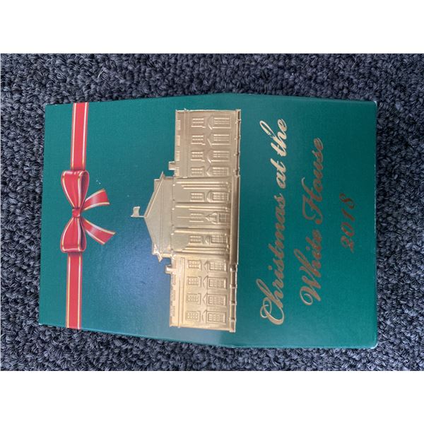 Donald Trump facsimile signed 2018 holiday chocolate box