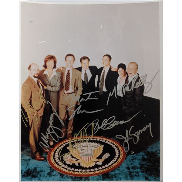 The West Wing Cast Signed Photo