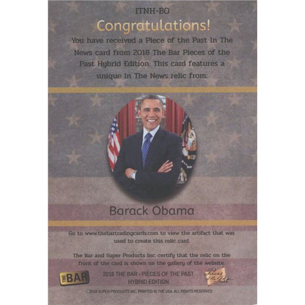 Barack Obama newspaper relic