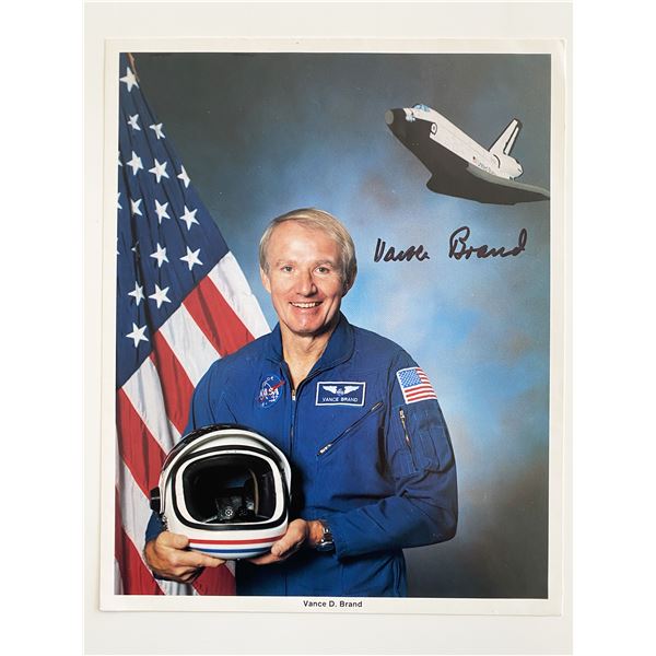 Astronaut Vance D.  Brand signed photo